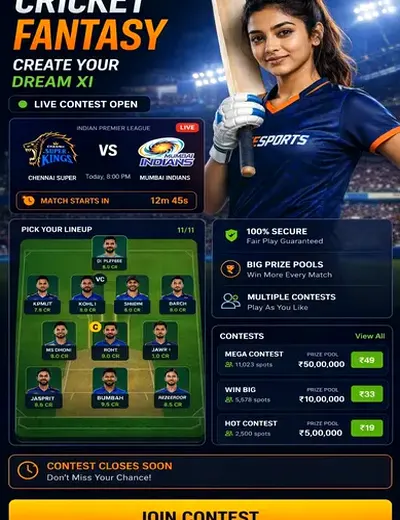 Sitesupersim (site super sim) fantasy cricket & matchday visual 3